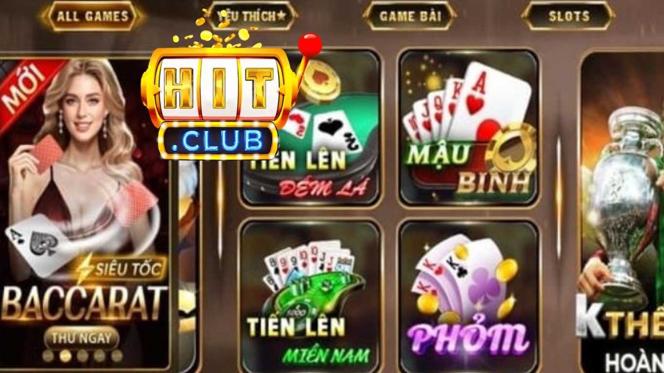 Các trò chơi game bài Hitclub phổ biến Các trò chơi game bài Hitclub phổ biến