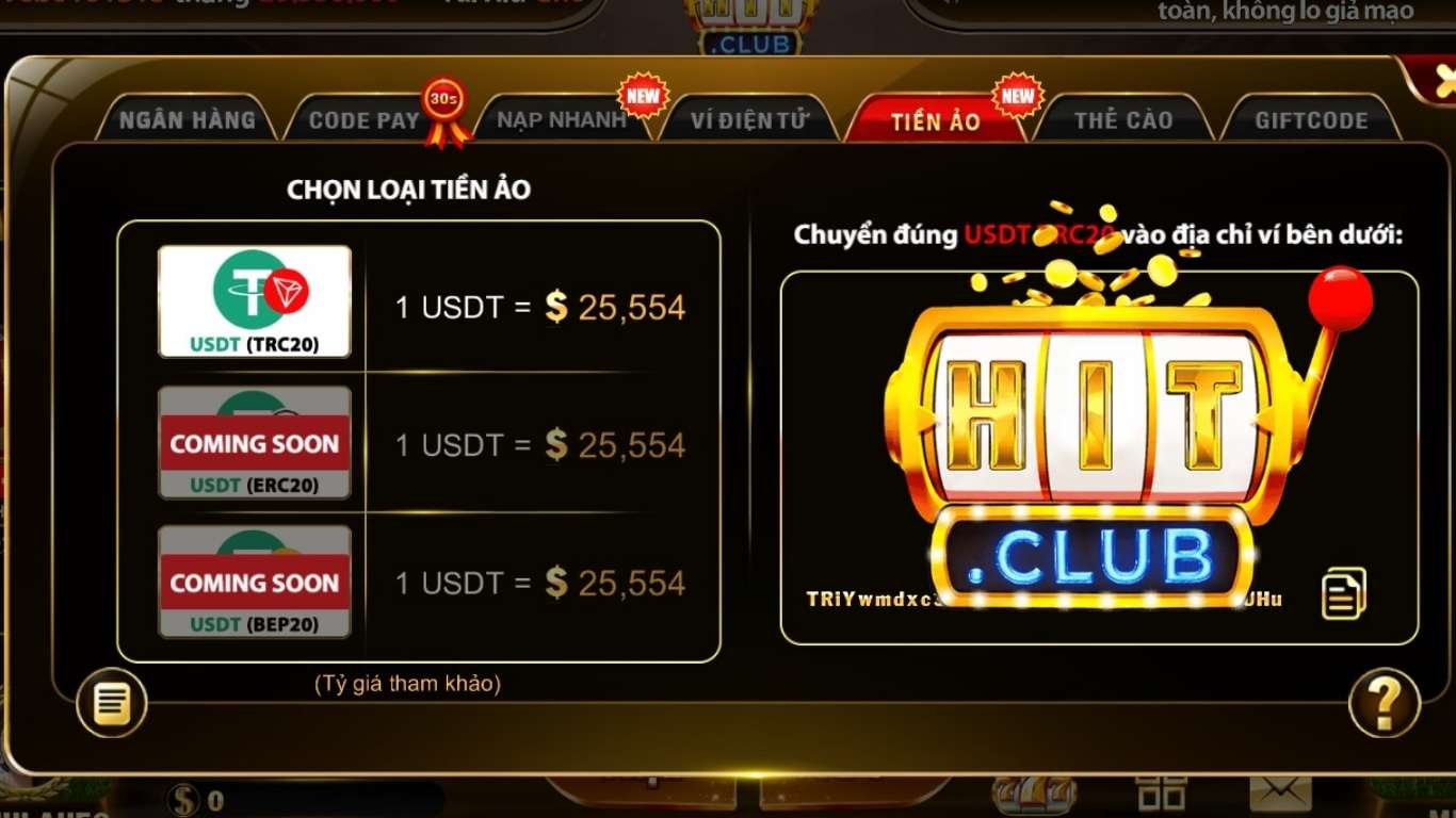 Hướng dẫn nạp tiền Hitclub chi tiết từ A–Z Hướng dẫn nạp tiền Hitclub chi tiết từ A–Z