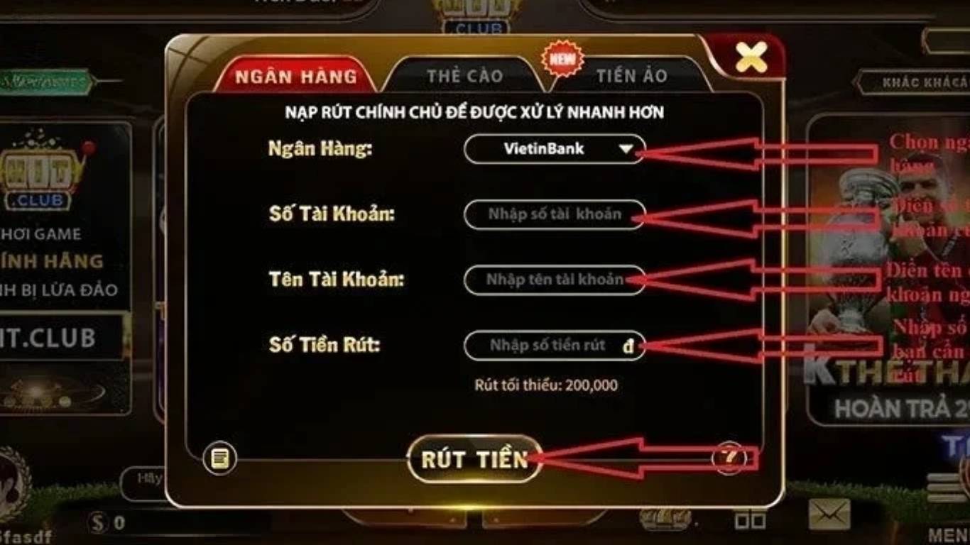 Hướng dẫn quy trình rút tiền Hitclub an toàn Hướng dẫn quy trình rút tiền Hitclub an toàn