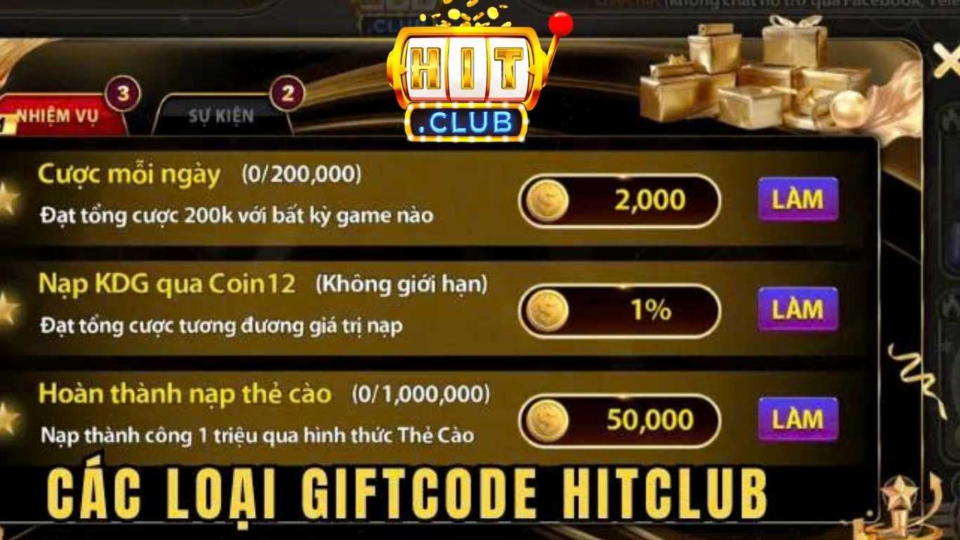 Tổng hợp các Giftcode Hitclub hot nhất Tổng hợp các Giftcode Hitclub hot nhất